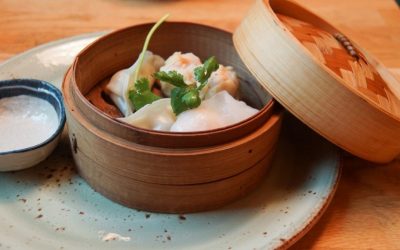 Dim Sum with Dry-Aged minced scallions