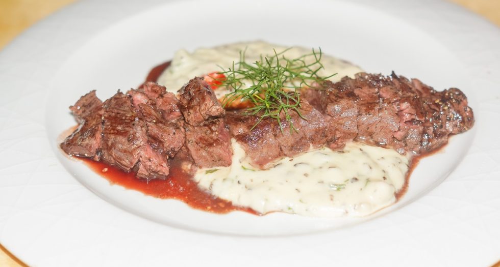 Dry-Aged Beef Fillet with Rosemary mashed Potatoes